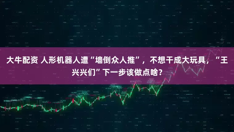 大牛配资 人形机器人遭“墙倒众人推”，不想干成大玩具，“王兴兴们”下一步该做点啥？