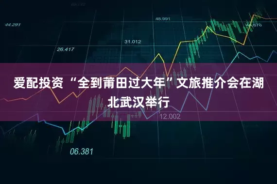 爱配投资 “全到莆田过大年”文旅推介会在湖北武汉举行