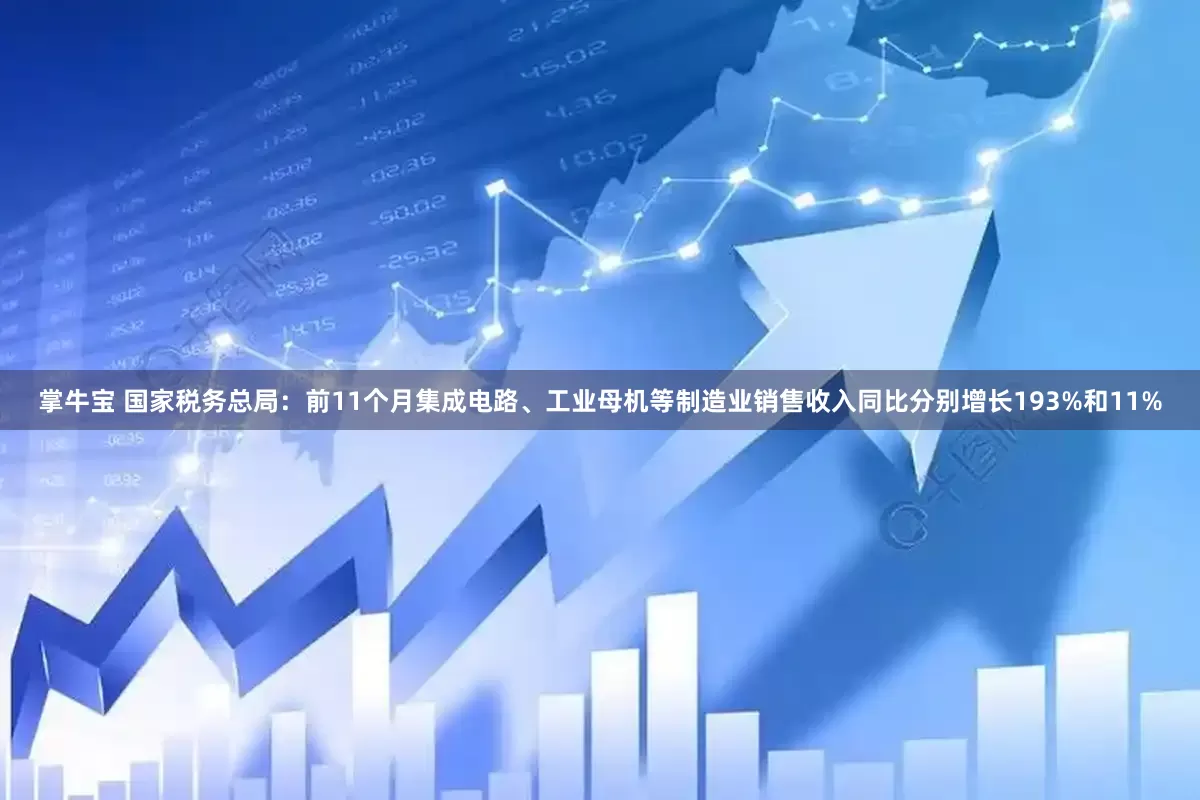 掌牛宝 国家税务总局：前11个月集成电路、工业母机等制造业销售收入同比分别增长193%和11%