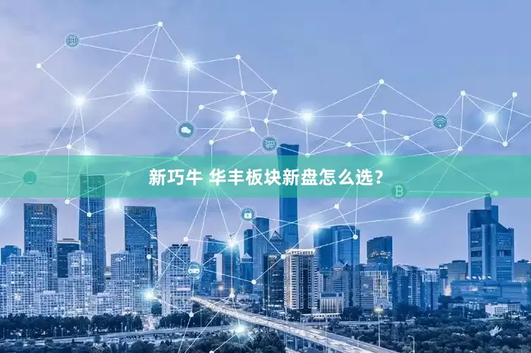 新巧牛 华丰板块新盘怎么选？