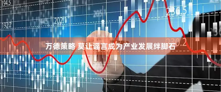 万德策略 莫让谣言成为产业发展绊脚石